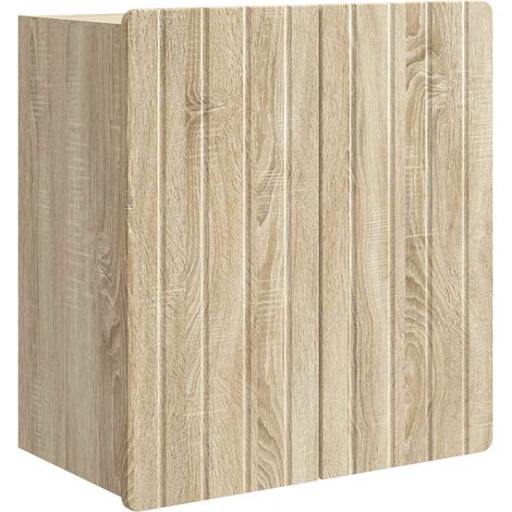 Wall-Mounted Cabinet Sonoma Oak 59 x 31 x 64 cm Engineered Wood vidaXL