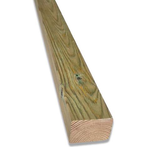 Listello in legno di pino impregnato 4,5x6 cm, lunghezza 300 cm (1/3)