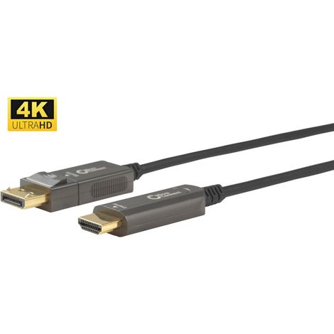 Microconnect DP-HDMI-1500V1.4OP adaptador de cable de vídeo 15 m DisplayPort Negro