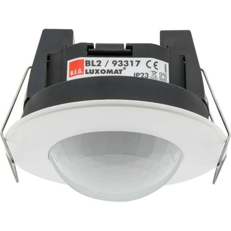 RILEVATORE DI MOVIMENTO PER SOFFITTI INTERNI CON ZONA DI RILEVAMENTO 360, MODELLO BL2-FT, 8 X 8 X 6,3 CM, BIANCO (RF ENCE: