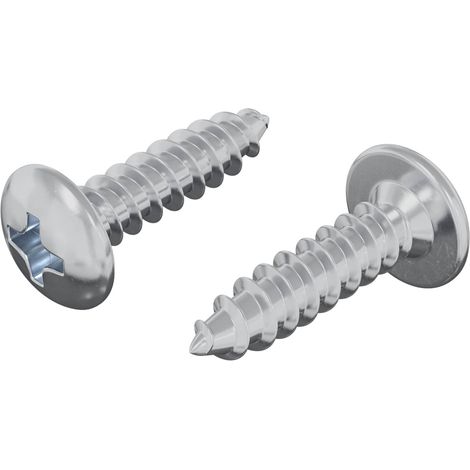 Tornillo 2 pcs Plateado M4 x 16 mm Acero vidaXL