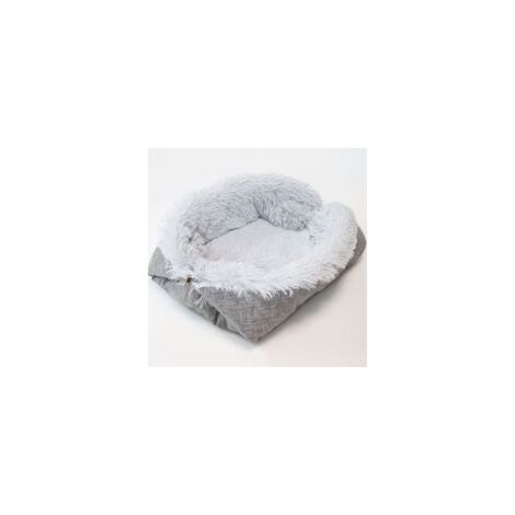 Sac de couchage 2 en 1 (oreiller + couverture) pour chat, gris (1/5)