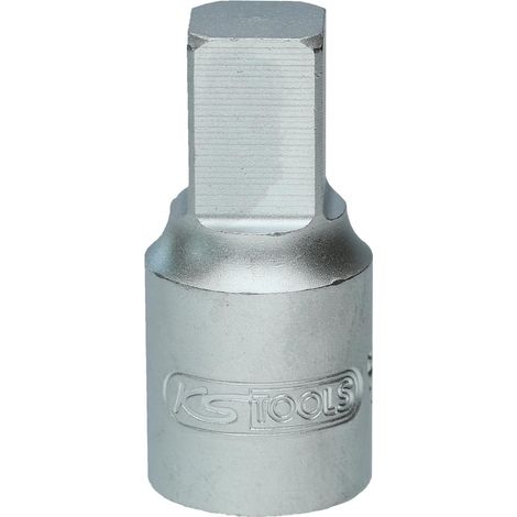 KS Tools 150.9114 3/8'' Öldienst-Bit-Stecknuss für Innenvierkant-Schrauben, 11 m (1/2)