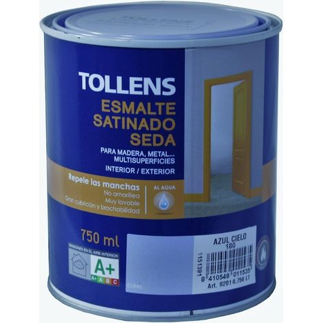 Tollens Esmalte Satinado al agua Azul cielo 750 Ml
