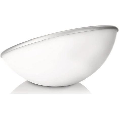 Lampada sintetico grigio e vetro (1/3)