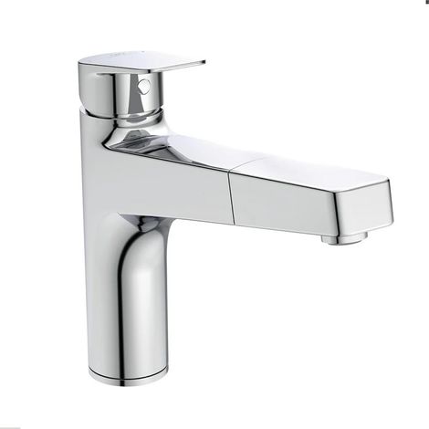 Ideal Standard Miscelatore per cucina Ceraplan c.bocca alta Sbraccio 210mm Doccetta estraibile 1 funzione Cromo, BD331AA (1/5)