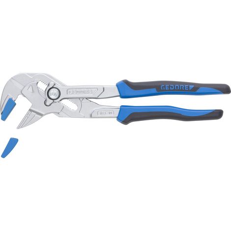 Zangenschlüssel-Set 10" JC mit 2K-Griffhüllen und 4 Schonbacken Gedore