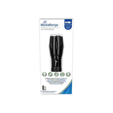 MR735 linterna Negro Linterna de mano LED