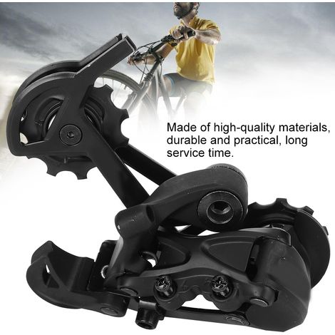 Dérailleur VTT Noir en Alliage Léger - Accessoire Vélo Haute Performance