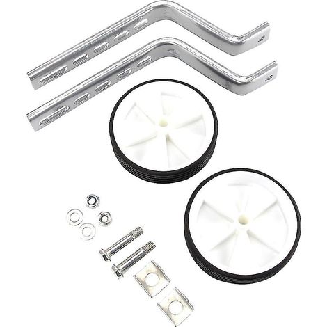 Support stabilisateur latéral universel blanc pour vélo de 12 à 20 pouces (1/5)