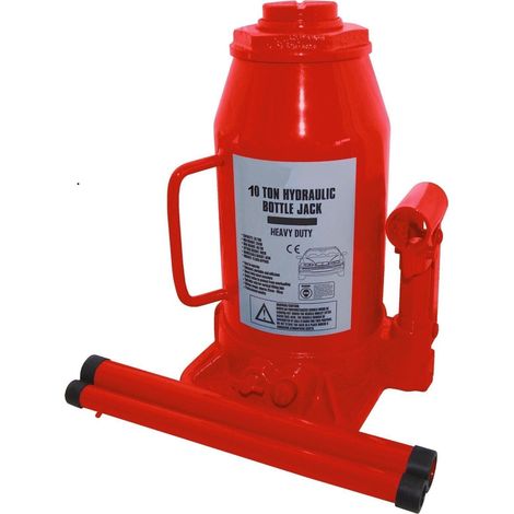 Gato Hidráulico de Botella 10 Toneladas para Vehículo, Caravana, Barco