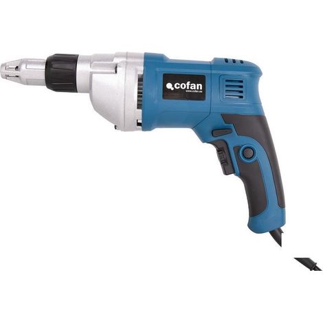 Atornillador para pladur 600 W, velocidad variable 0-2400 rpm, portapuntas 1/4 (1/5)