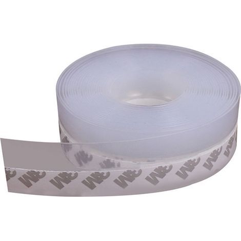 pezzo (trasparente) Guarnizione adesiva inferiore per porte, striscia sigillante in silicone autoadesiva da 5 m x 3,5 cm per porte e finestre. Protezione dall'acqua, protezione dagli insetti, riduzion (1/5)
