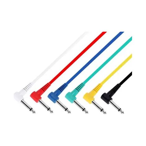 Juego 6 Cables Jack 6,3mm Mono 0,60m Adam K3irr0060set