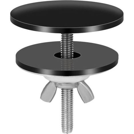 Couvercle Trou Robinet Noir, 5 cm Acier Inoxydable Couvercle Trou Robinet Évier Cache Trou pour Évier Étanche Couvercle Évier Cuisine Noir pour Bouchon de Trou de Robinet d'Évier (1/4)