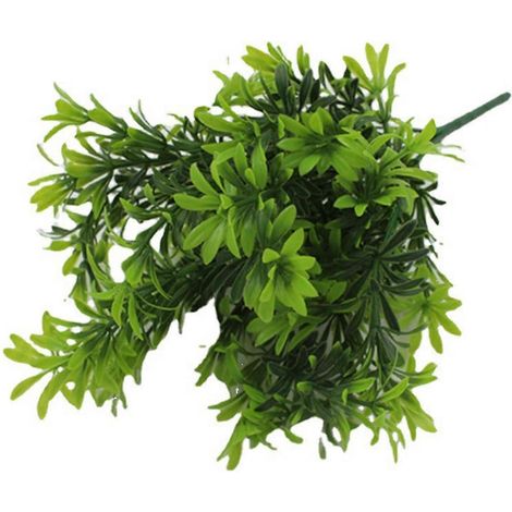 Chrysanthème artificiel en plastique résistant à la décoloration, branche unique, 35 feuilles, 33 cm, plante artificielle réaliste pour la décoration intérieure et de mariage (1/5)