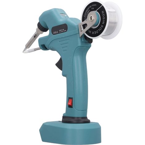 Kit de fer à souder rechargeable pour batteries lithium-ion Makita 18V, 30W, avec élément chauffant en céramique, fer à souder à préchauffage rapide de 30 secondes avec 50 g de soudure de 1,0 mm pour (1/5)