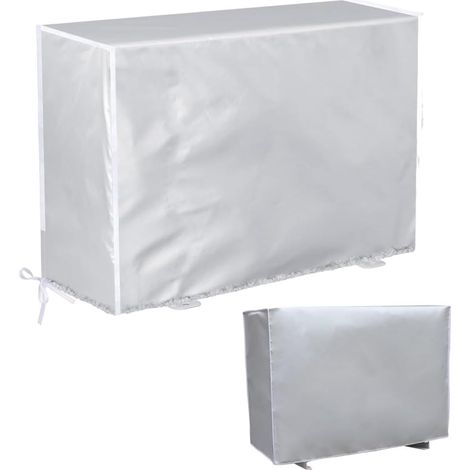 1 Housse Climatiseur Extérieur, Étanche, Anti-UV, Polyester, Protection Solaire, Pour Unité Extérieure