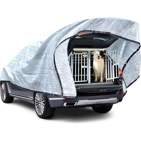 Schattennetz Auto 4x6m, 85% Verdunkelung, UV-Schutz, reflektierend, für Hunde (1/5)
