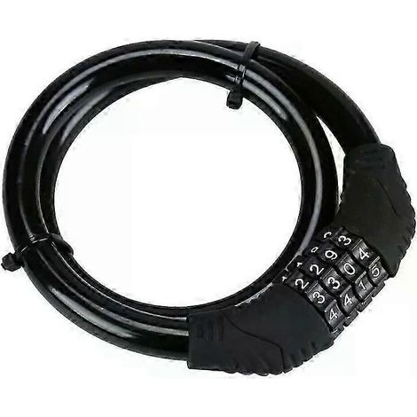 Antivol de vélo à combinaison à 4 chiffres pour VTT et vélo de route - Accessoires de cyclisme - Bon état (1/5)