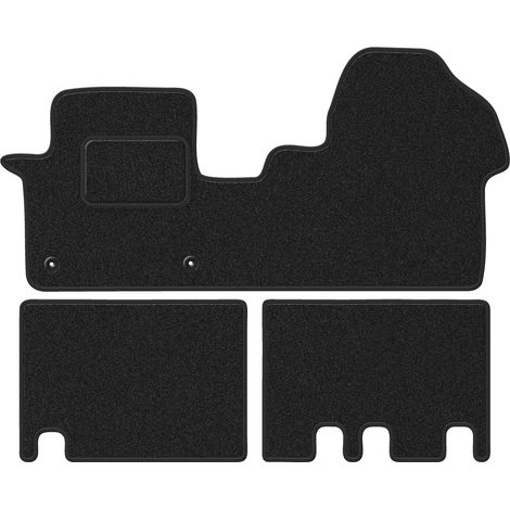 Tapis de sol en velours pour : Citroën Jumpy III 2 rangées (2018-) anthracite (1/5)