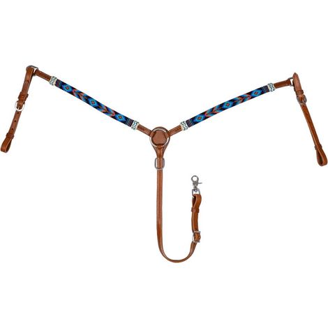 Pettorale western con decorazioni con perline