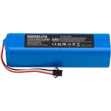 Batterie de rechange pour Proscenic M7 Pro, LDS M7 Pro, M8 Pro, M7 Max, U6, Viomi S9, Viomi D800, Lenovo LR1, UONI V980 Max, V980 Plus 14,4 V 5200 mAh (1/5)