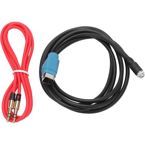 Cavo adattatore audio AUX di ricambio per radio wireless Alpine KCE-237B, ingresso AUX a piena velocità. (1/4)