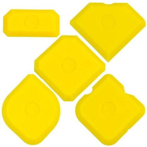 Lot de 5 pièces pour le lissage des joints, grattoirs pour joints en silicone et acrylique