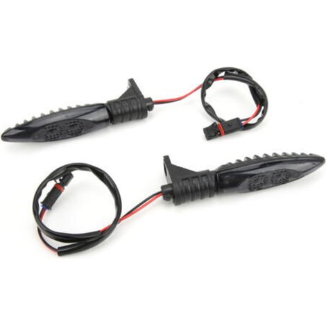 Par de intermitentes delanteros LED de 12 V como repuestos para S1000RR, R1200GS y F800GS, lentes negras (1/4)