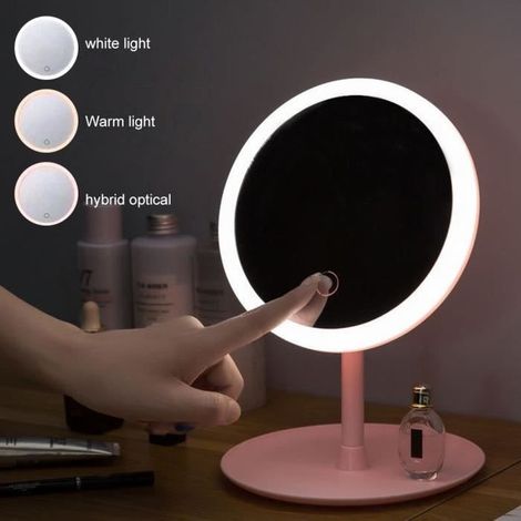 Lampe Led - Rose - Intensité variable - Pour miroir de maquillage - Design contemporain - A monter soi-même (1/4)