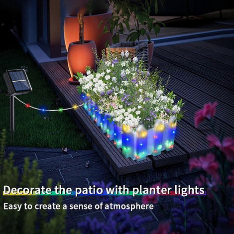 Jardinières LED solaires pour balcons, jardins et terrasses – l’éclairage idéal pour les espaces extérieurs.