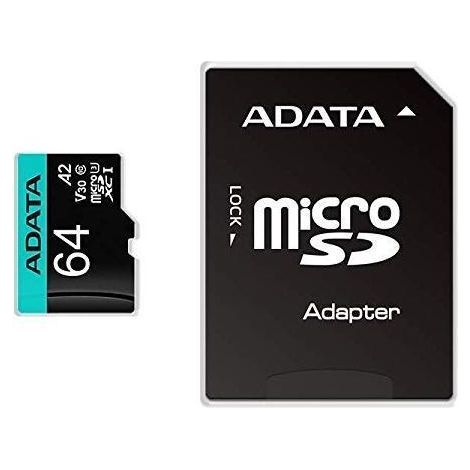 Tarjeta de Memoria MicroSDXC 64 GB ADATA AUSDX64GUI3V30SA2