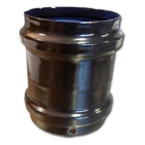 Estufa de pellet manguito unión vitrificado H-H 80 mm