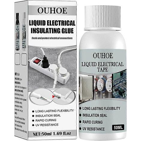 1 à 3 pièces de ruban isolant liquide pour installation électrique. étanche. anti-UV et à séchage rapide. (1/5)