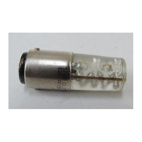 Ampoule voyant LED 0.96W tube 15x41mm 6000K culot BA15d 12V AC/DC 80mA BAILEY LBS4108CB12W