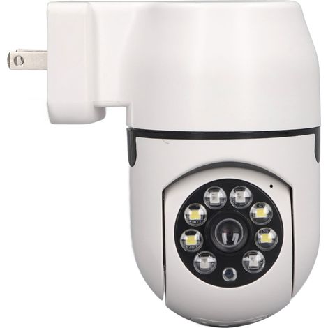 Caméra WiFi 2MP HD sans fil, angle rotatif, communication bidirectionnelle, prise US 110-240V (1/5)