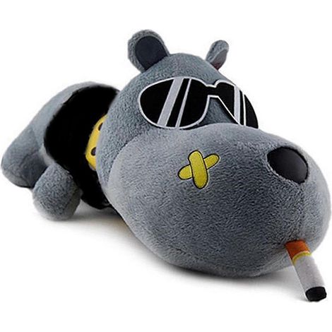 Boîte à mouchoirs de voiture avec motif dessin animé en peluche, facilement accessible, à accrocher à l'accoudoir, boîte à mouchoirs à ranger dans le véhicule (1/5)