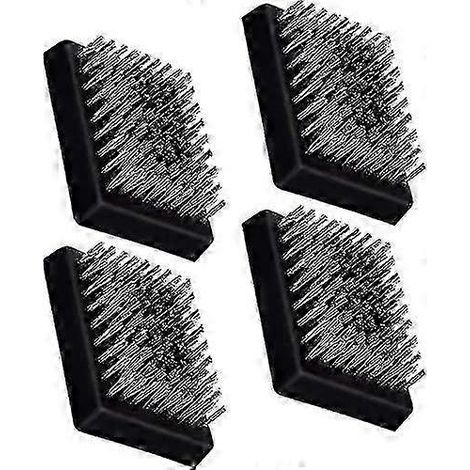 Têtes de brosses sans fil pour barbecue (lot de 4) compatibles avec la plupart des brosses pour barbecue (1/5)