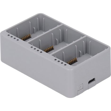 Station de charge pour 3 batteries de drone DJI Mini 3 Pro avec indicateur LED (gris) (1/5)