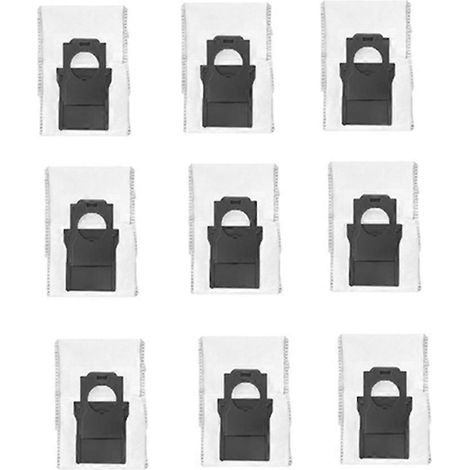 Lot de 9 sacs à poussière pour aspirateurs Dreame L40S Pro Ultra / X50 Ultra / L50 Pro Ultra - Accessoires et pièces de rechange (1/5)