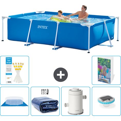 Rechteckiger Frame Pool - 260x160x65 cm - 7-teilig S98