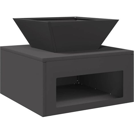 Braise Noir 50 x 50 x 40 cm Acier CFW625726 (1/5)
