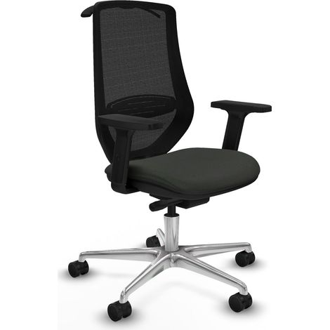 Piqueras y Crespo Mardos Silla de Oficina Negra Cómoda (1/3)