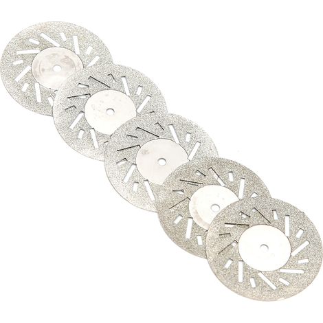 5 disques de coupe dentaire double face, kit de polissage pour prothèses, abrasifs dentaires 10 (1/5)