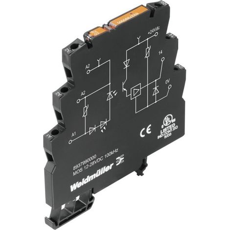 Weidmüller Halbleiterrelais 8937990000 0.05 A Schaltspannung (max.): 28.8 V/DC 1 St. (1/2)