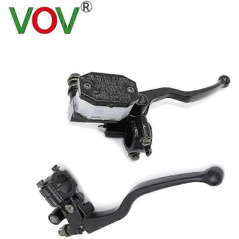 Poignée de frein hydraulique pour moto Gn125, levier d'embrayage Cg125, maître-cylindre droit pour cyclomoteur/pit bike Honda, KTM, Suzuki, Yamaha (droit) (1/5)
