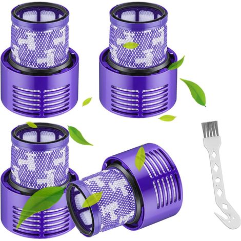 Filter für Dyson V10, 4er-Pack. Kompatible Filter für den Dyson V10 Cyclone Staubsauger. Ersatzteil. Kompatibel mit den Modellen V10 Cyclone, V10 Absolute und V10 Animal. (1/4)