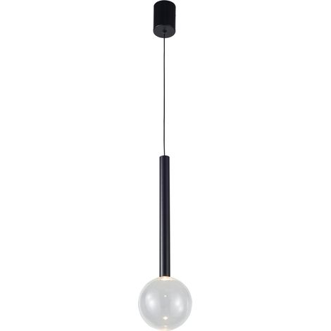 Suspension décorative noire 1xLED 6W Alinos Italux