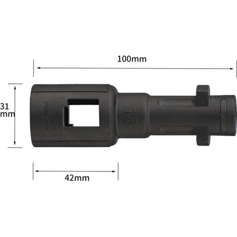 Baïonnette Raccord Convertisseur Adaptateur Pour Lavor À Karcher Série K Laveuse À Pression (1/4)